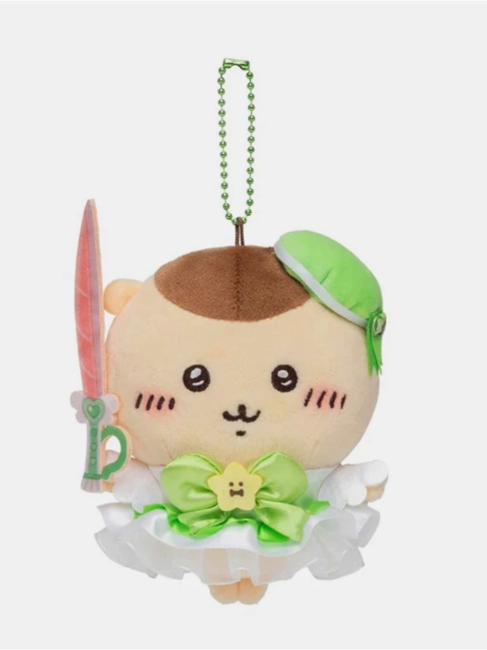 Brand New Chiikawa Magical Charge Series Kurimanju Mascot Plush Keychain